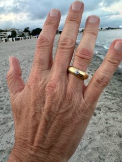 Ring am Strand von Grömitz verloren Metalldetektor Einsatz in Grömitz